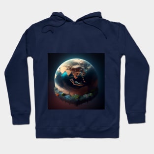 blue earth and sky Hoodie